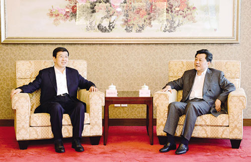 巴特尔拜会中央政府驻澳联络办公室副主任李