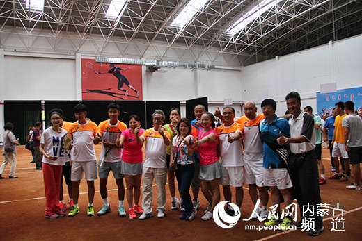 2015世界华人网球邀请赛在乌拉特后旗圆满闭