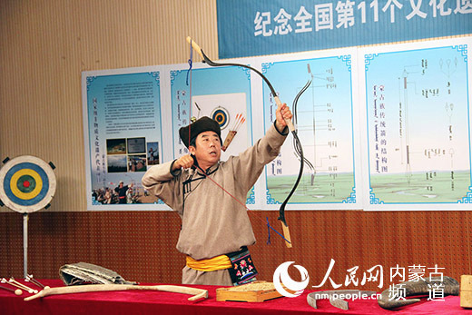 蒙古族传统牛角弓--金戈铁马的骑射利器