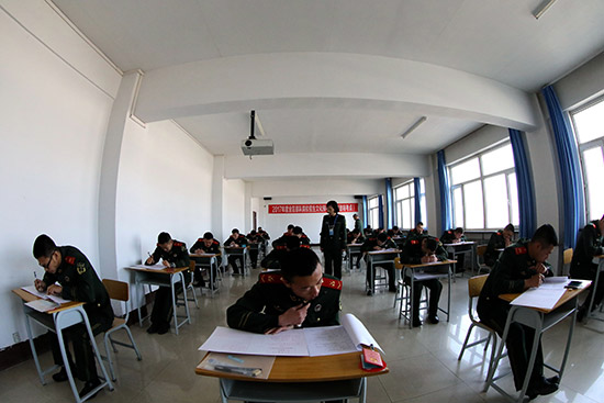 内蒙古公安边防总队军事院校预考选拔拉开序幕