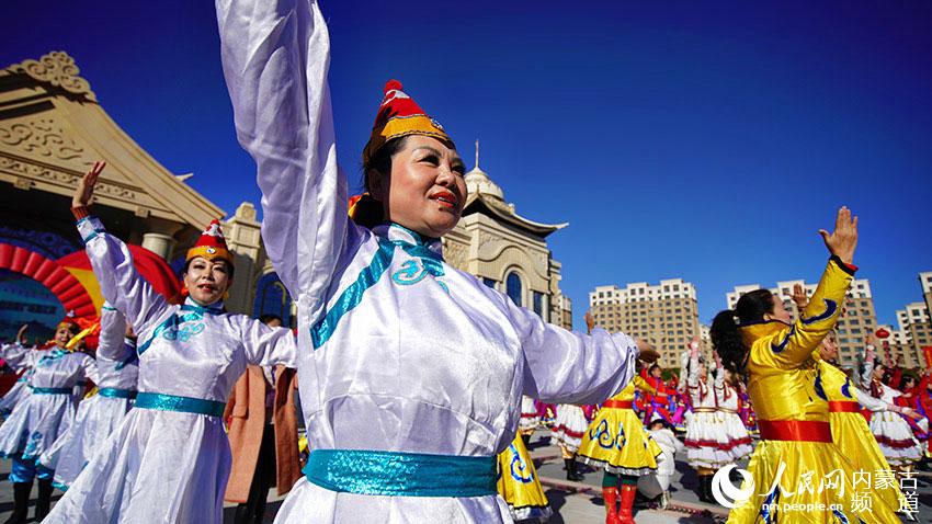 时代庆祝改革开放40周年内蒙古全区广场舞汇