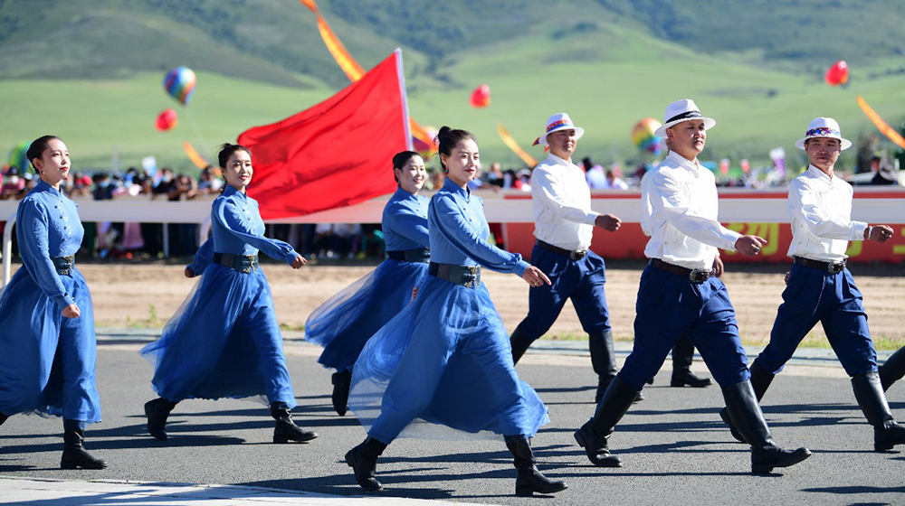 第九届内蒙古自治区乌兰牧骑艺术节暨2022·兴安盟那达慕开幕式