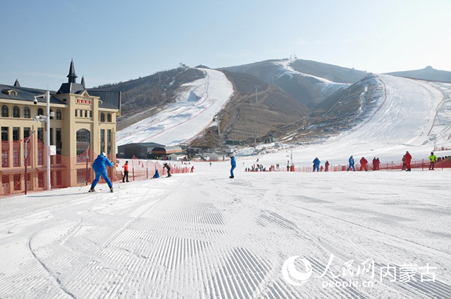乌兰察布岱海国际滑雪场。内蒙古文化和旅游厅供图