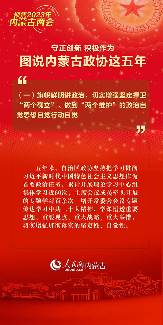 守正创新 积极作为 图说内蒙古政协这五年