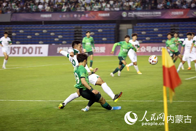 北京国安U-21—浙江队U-21比赛现场。牛良摄