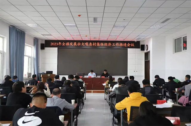 敖汉旗2023年全旗发展壮大集体经济工作推进会议。