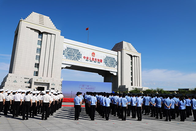 人民网“一带一路 大道同行”大型跨国融媒体报道活动内蒙古满洲里分会场现场
