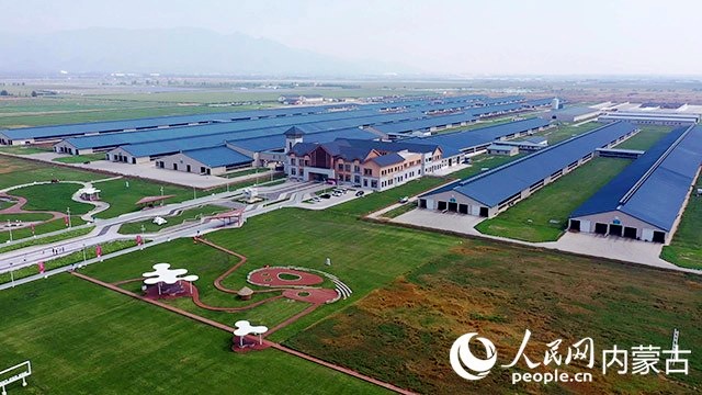 敕勒川生态智慧牧场。受访单位供图