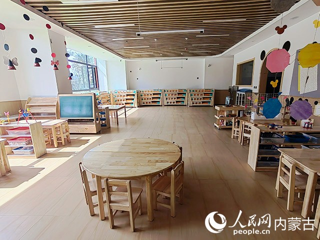 新城区第十三幼儿园。人民网 刘艺琳摄