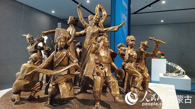 展館展品圖。實習生 楊光攝