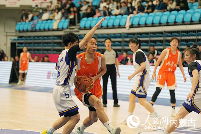 比赛现场。内蒙古农信女篮俱乐部供图