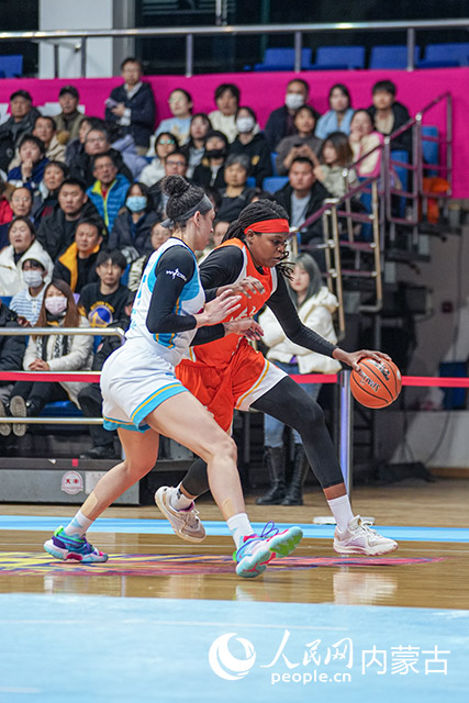 比赛现场。内蒙古农信女篮俱乐部供图