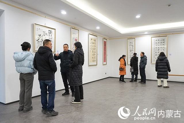 展览现场。实习生 王泽桐摄