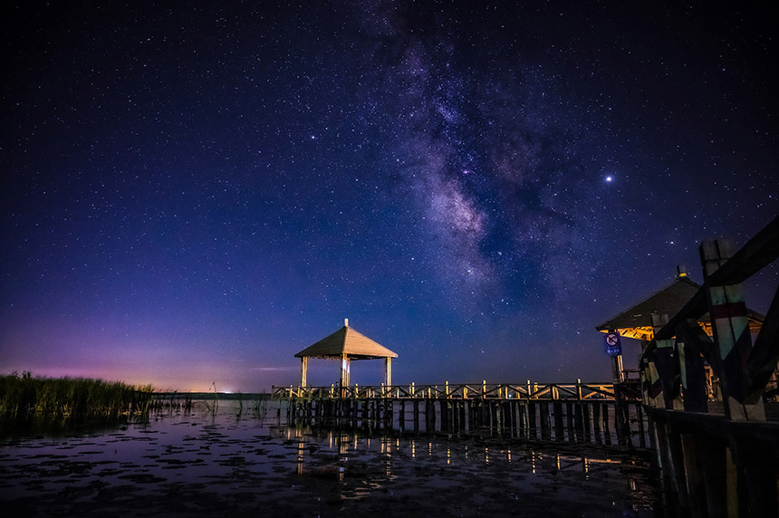 土默特左旗的夜空——星辰绘就浪漫图卷