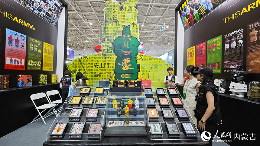 文博会现场。人民网记者 张雪冬摄