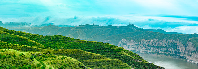 准格尔旗黄河沿岸风景 摄影：贾志杰