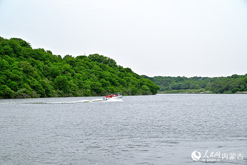 大青沟国家自然保护区内的小青湖。实习生 贾志红摄