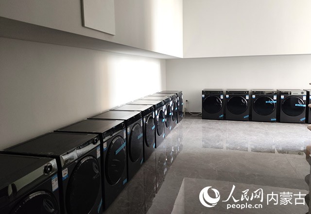 公寓洗衣房内景。呼和浩特市住房保障服务中心供图