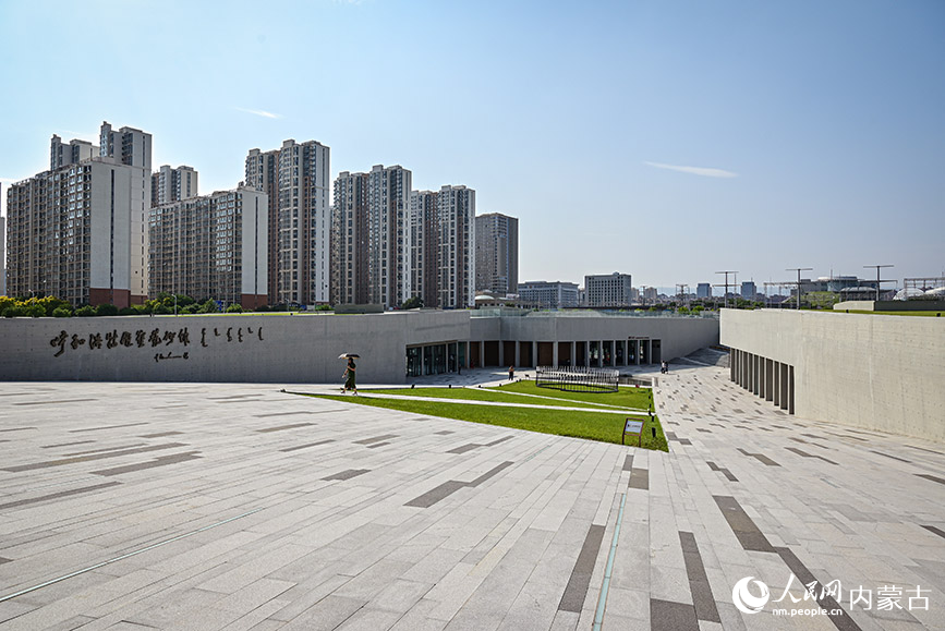 呼和浩特雕塑艺术馆。实习生 贾志红摄