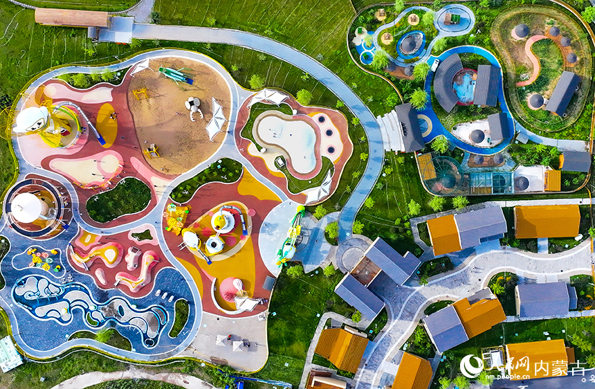 扎賚特旗好力保稻谷景區景色。王正攝