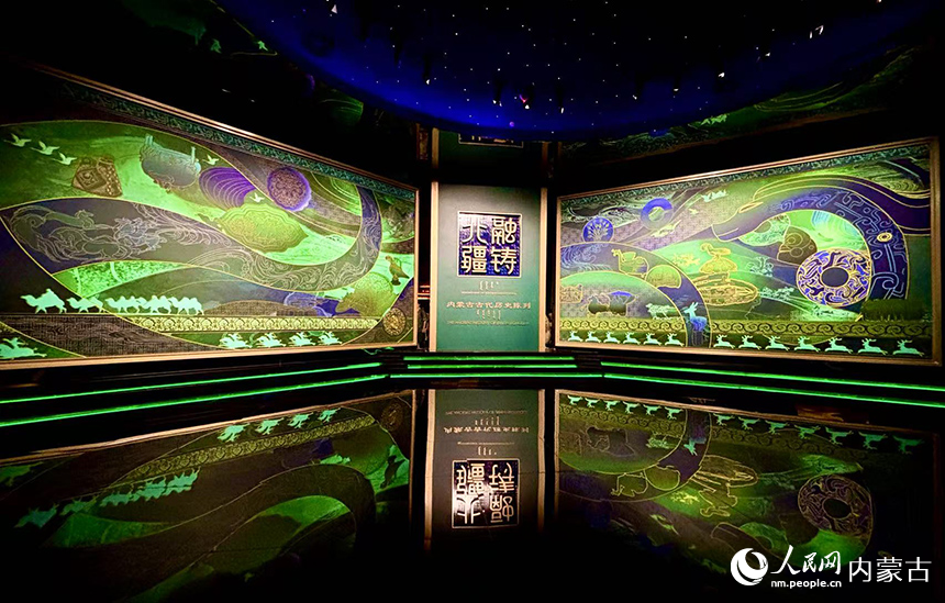 内蒙古博物院内部。实习生 张雅新摄