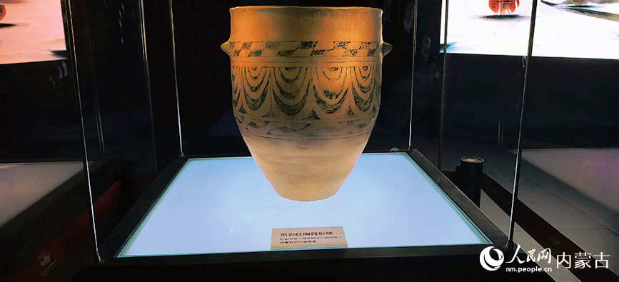 赤峰市红山文化博物馆展品。实习生 董昱摄