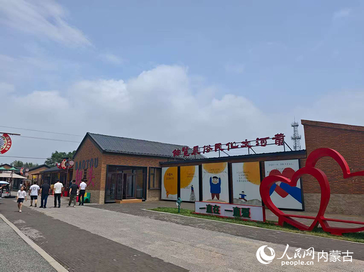 黄河文化民俗展览馆。人民网记者 刘艺琳摄