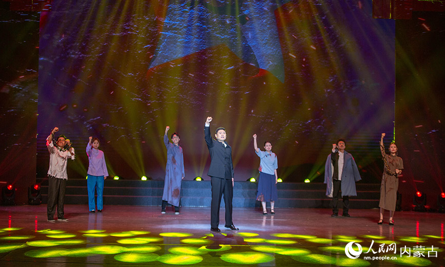 展演现场。内蒙古艺术学院供图
