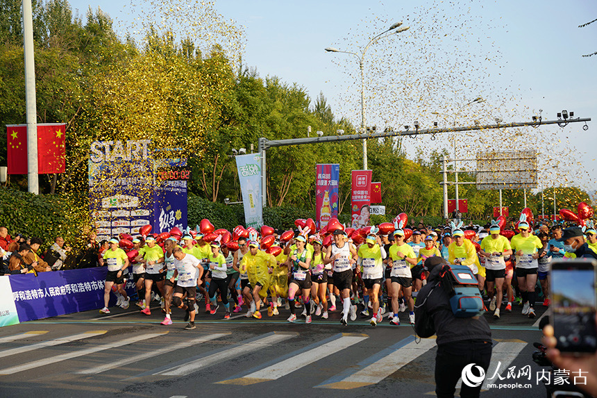 比赛开始。人民网记者 张雪冬摄