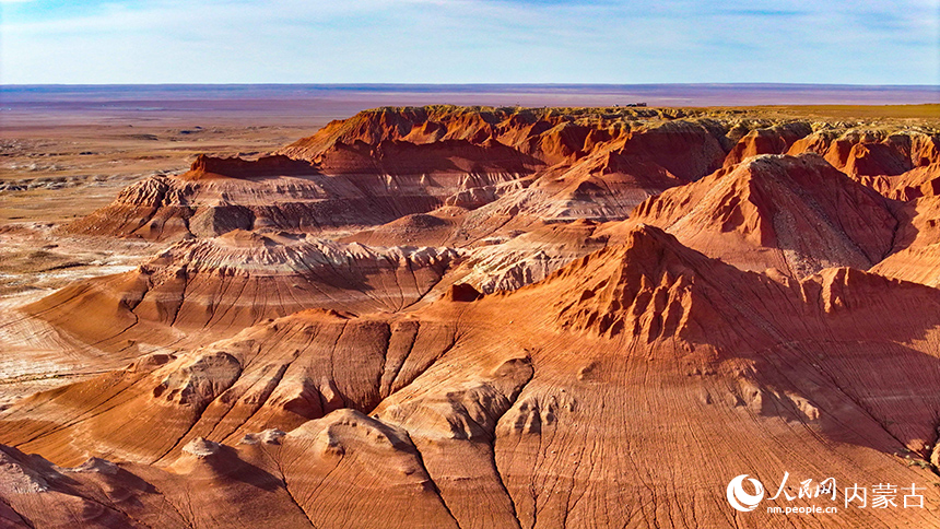 紅崖台地景觀。王正攝
