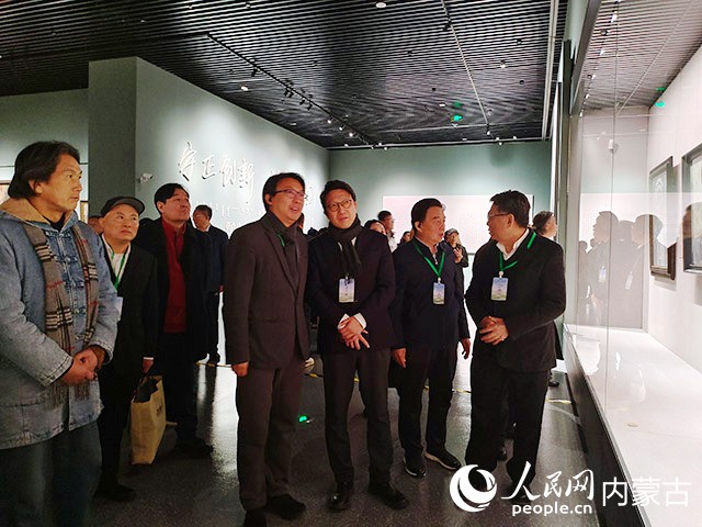 展览现场。实习生 刘迎雪摄