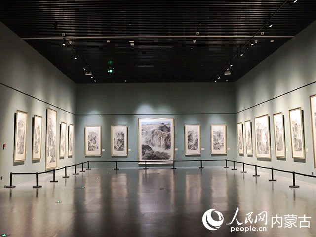 展览现场。实习生 刘迎雪摄