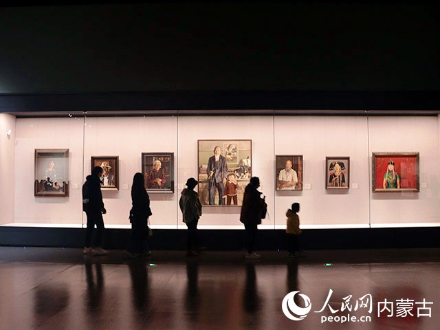 展览现场。实习生 刘迎雪摄