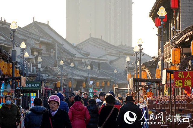 塞上老街。實習生 牛佳攝