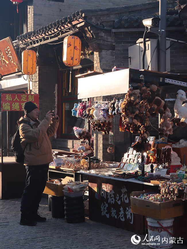 塞上老街街景。实习生 刘迎雪摄