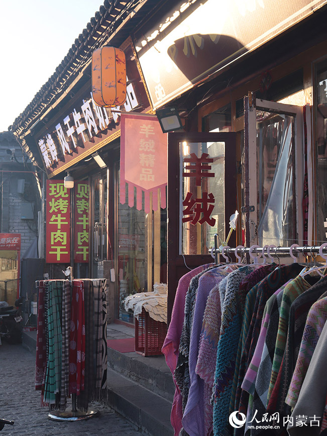塞上老街街景。实习生 刘迎雪摄