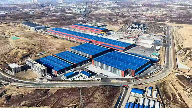 包頭市風電裝備制造產業園。鄧宇沛攝