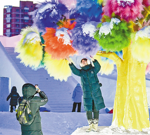 冰天雪地 在呼伦贝尔热烈生活