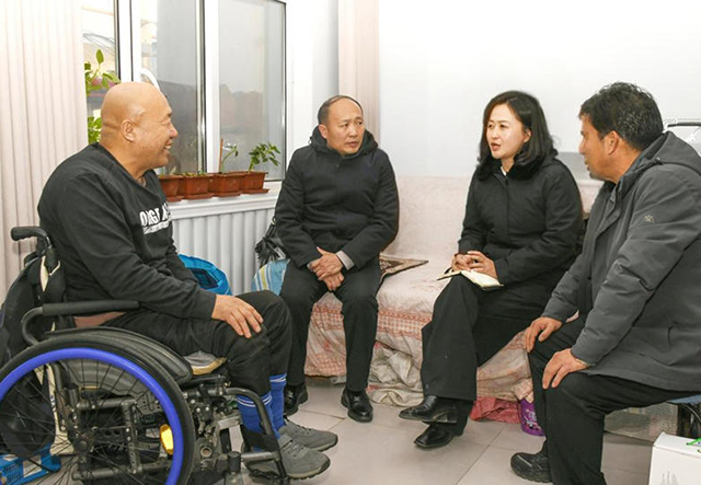 入户了解群众司法诉求。 张可心 摄