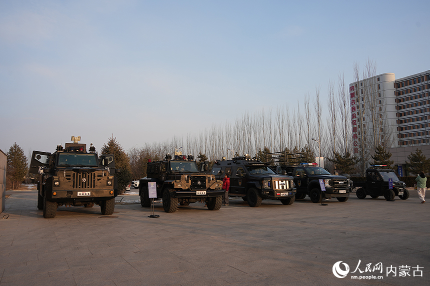 特种车辆展示。实习生 晶晶摄