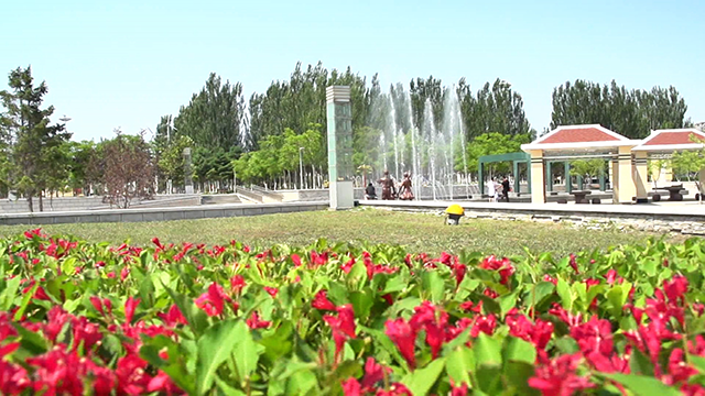 通辽市“口袋公园”。张珠海摄