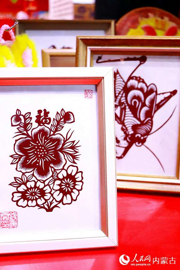 非遺文創展示。實習生 牛子萌攝