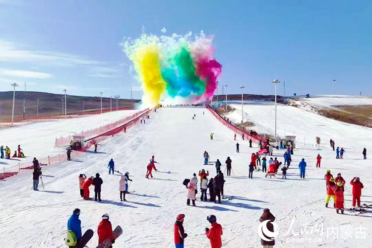 烏蘭察布大河灣滑雪場。內蒙古文旅集團供圖