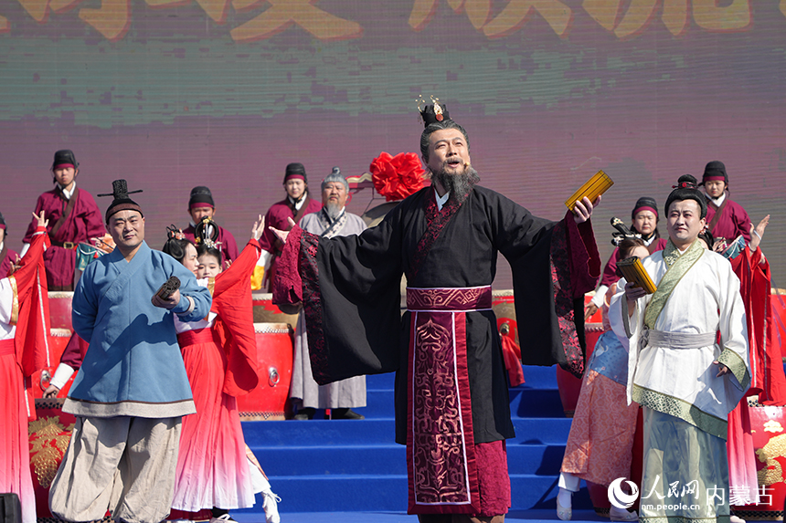 开场表演《开河赋》。人民网记者 赵梦月摄