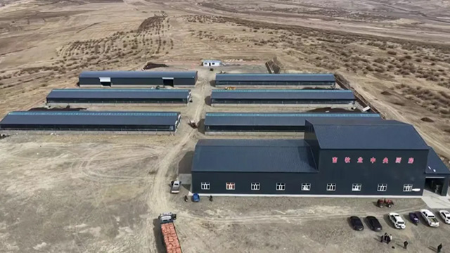 科右前旗巴日嘎斯台乡畜牧业转型升级示范基地。