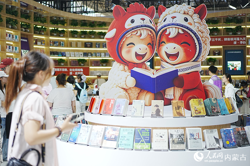 现场展示的图书。人民网记者 张聿修摄