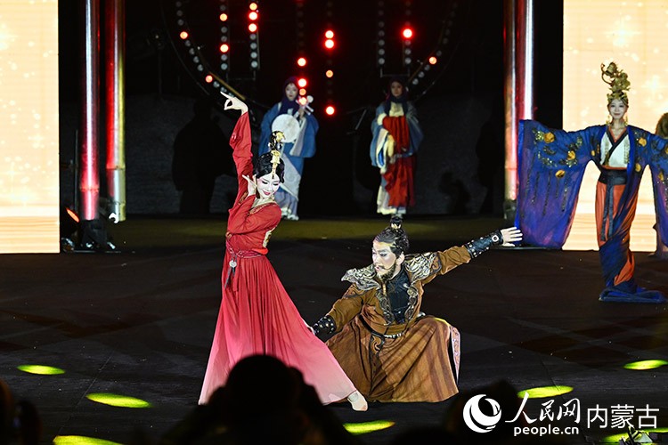 昭君与单于表演片段。主办方供图