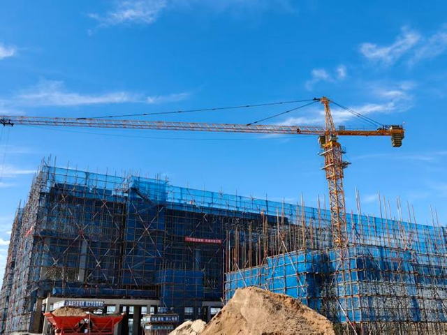 （科左后旗2026年肉全產業鏈建設項目（一期）施工現場 王志宇攝）