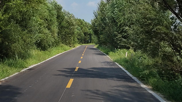 （公路干淨整潔 王蕾攝）