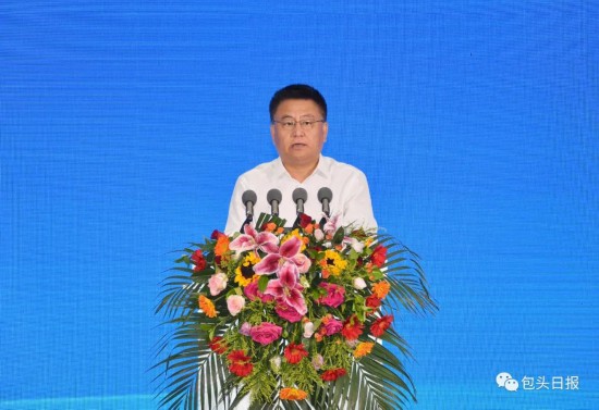 8月25日，自治区副主席么永波出席活动并致辞。吴杰摄